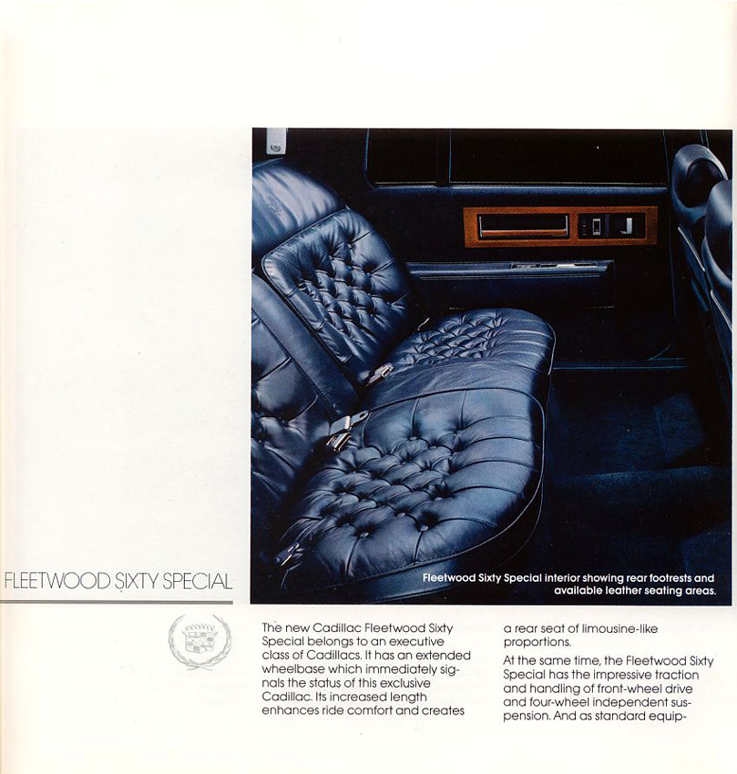 1987 Cadillac Brochure Page 18
